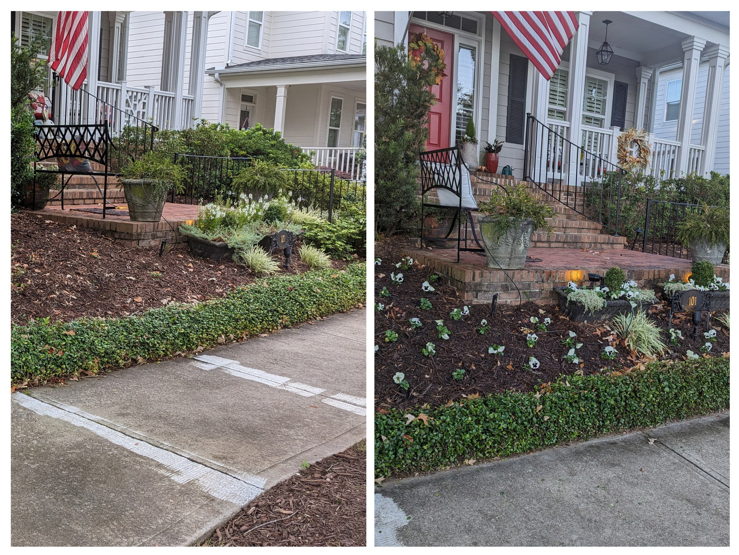 Install services for landscaping projects