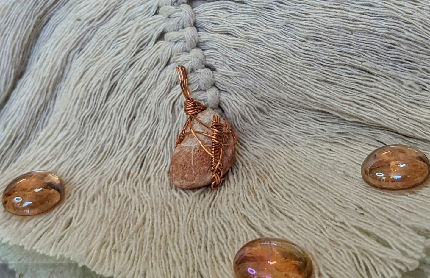 Ancient Whispers, Fossilized Sea Shell Pendants